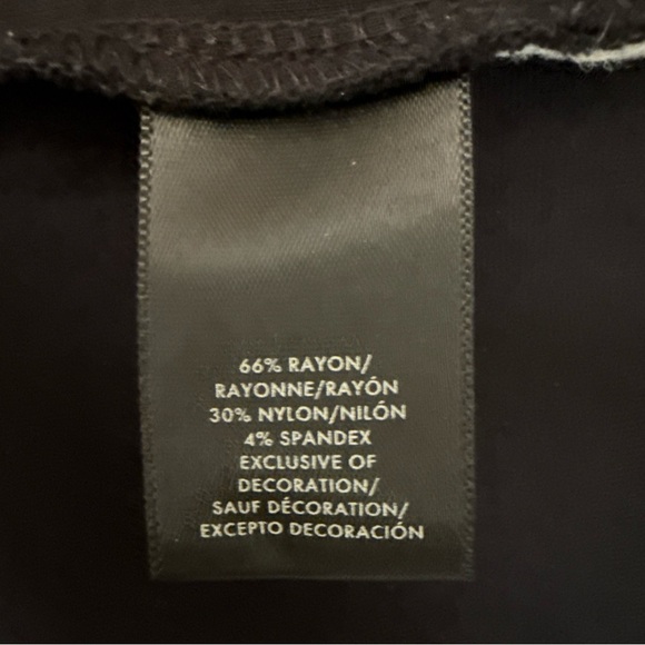 Ann Taylor Black Eyelet Cuff Sheath Above Knee Dress Size Medium Keyhole Ponte - Picture 7 of 12